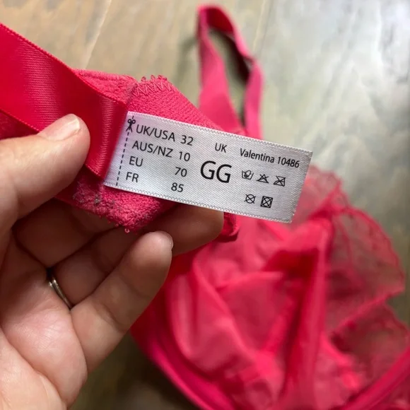 Cleo by Panache Pink Lace Bra - Picture 4 of 5